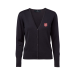 Dame Cardigan V Neck Navy