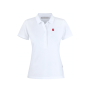 Poloshirt dame Hvid